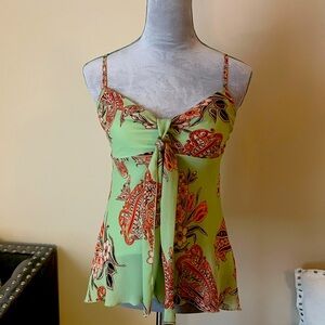 Takara Ladies Lime Green T-Strap Shirt